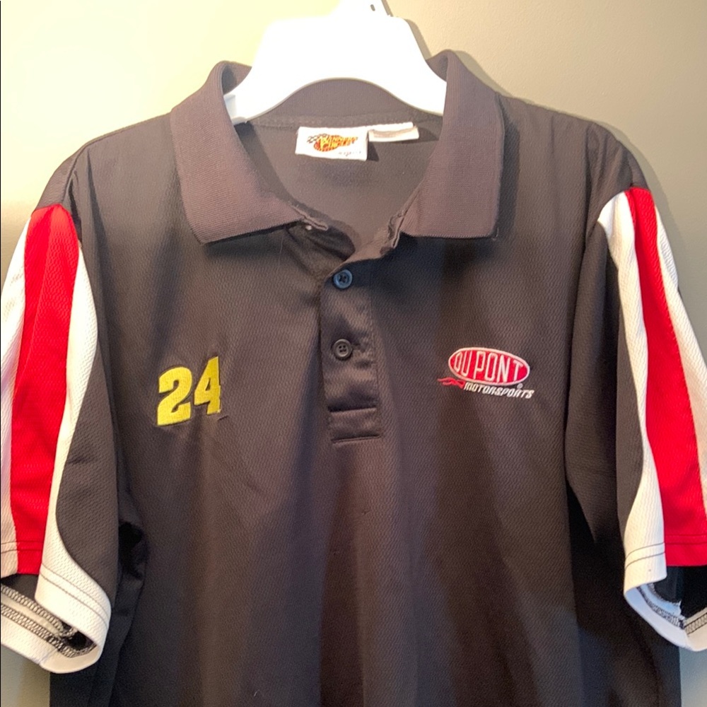 Vintage Nascar Jeff Gordon DuPont Polo Shirt  Authentic Winners Circle - Picture 3 of 5
